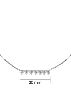 Halskette Triangular Silber Edelstahl h5 Bild2